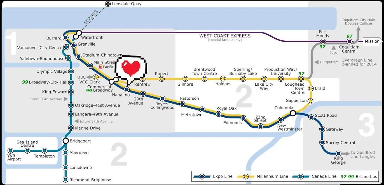 Rare Find Exquisitely New Quiet & Safe Skytrain Home Vancouver 0*,  Kanada
